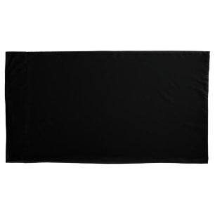 Black Pillow Case Pair, King Size