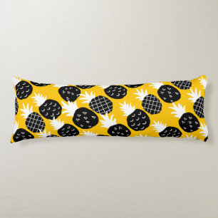 Black pineapples body cushion