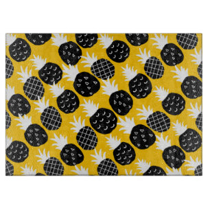 Black pineapples cutting board