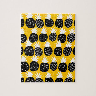 Black pineapples jigsaw puzzle