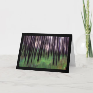 Black Pines in a Green Wood Card
