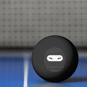 Black Ping Pong Ninja Balls