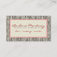 Black Pink And Beige Animal Print Zebra Pattern