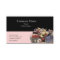 Black & Pink Antique/Vintage Design Business Card