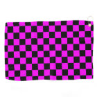 Black + Pink Check Chequered Chequerboard Pattern