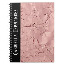 Black + Pink Foil Texture