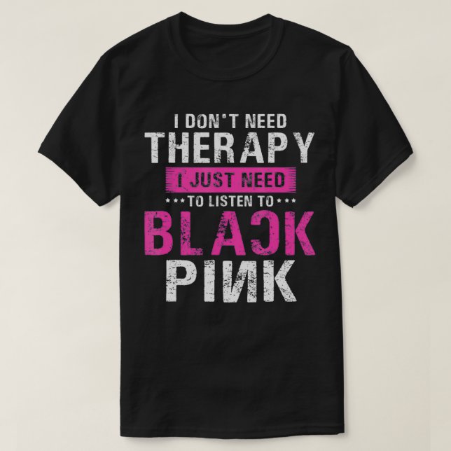 Black Pink in Your Area KPop Kpop Korea Pop1  T-Shirt (Design Front)