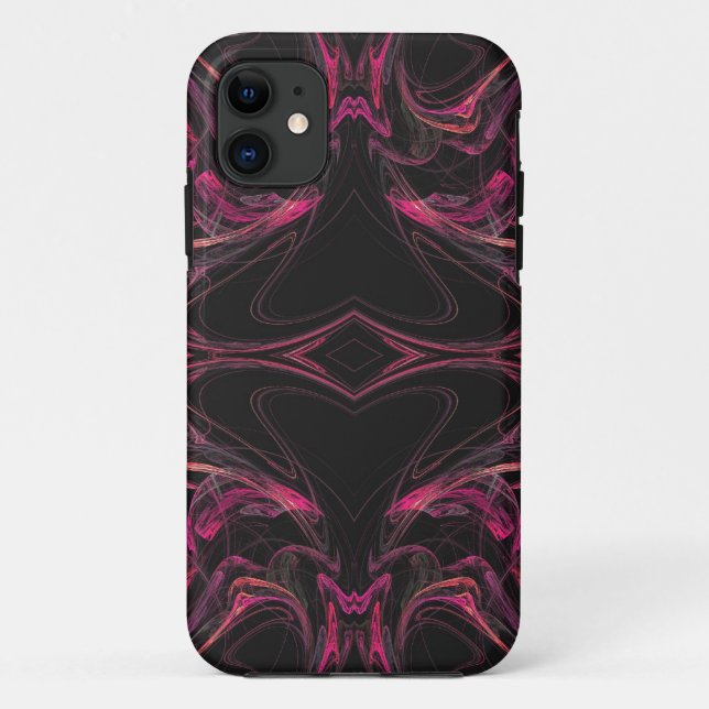Black & Pink  iPhone 5 Custom Case-Mate ID Case (Back)