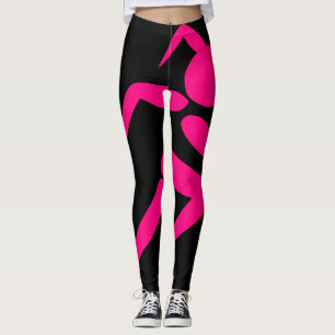 Black Pink Leggings