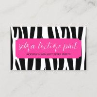 Black Pink Texture Simple Patter Zebra