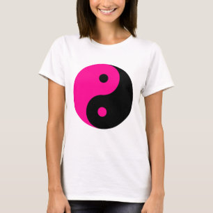 black pink yin yang T-Shirt