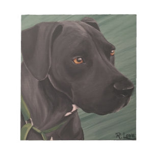 Black Pitbull Notepad