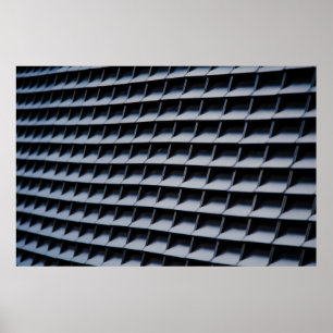 Black plastic frame poster