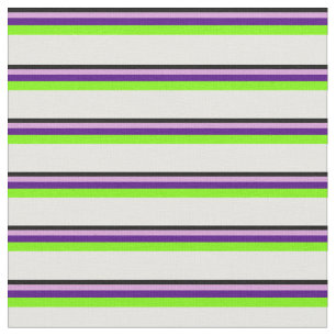 Black, Plum, Indigo, Green, and White Coloured Fabric