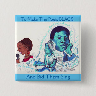 Black Poets- Black History Button