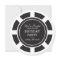 Black Poker Chip Birthday Party Invitation