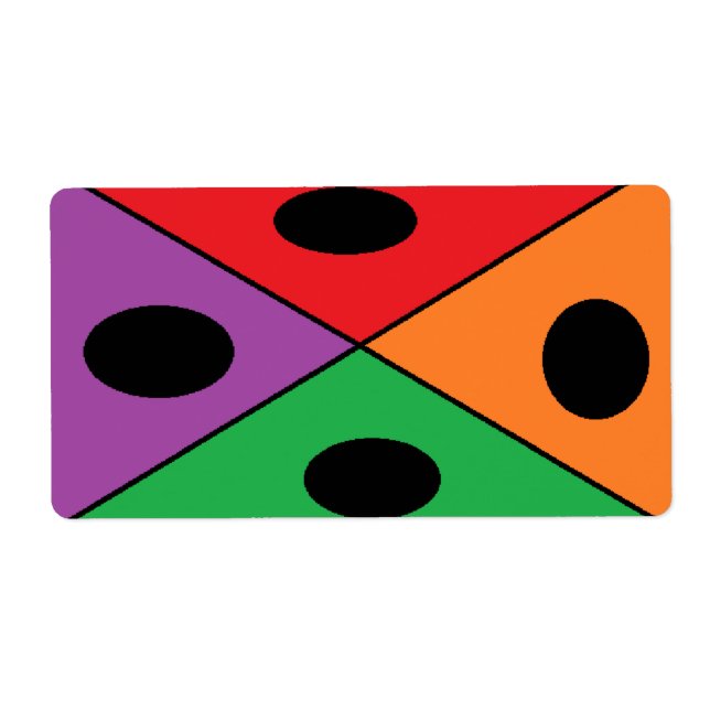 Black polka dot patterned (Front)