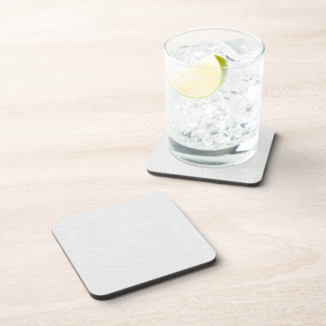 Black Polka Dot Seamless Pattern | Tiny Dots Coaster (Right Side)