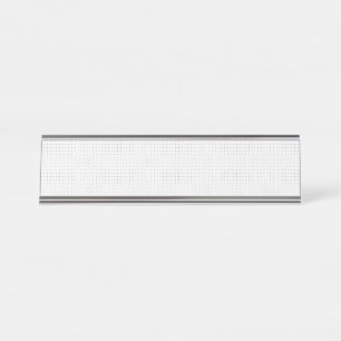 Black Polka Dot Seamless Pattern Tiny Dots Desk Name Plate