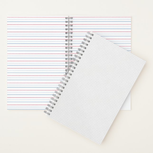 Black Polka Dot Seamless Pattern | Tiny Dots Notebook (Inside)