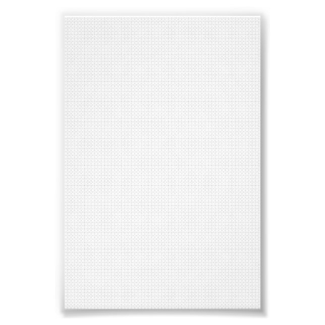 Black Polka Dot Seamless Pattern | Tiny Dots Photo Print (Front)