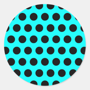 Black Polka Dot Sticker