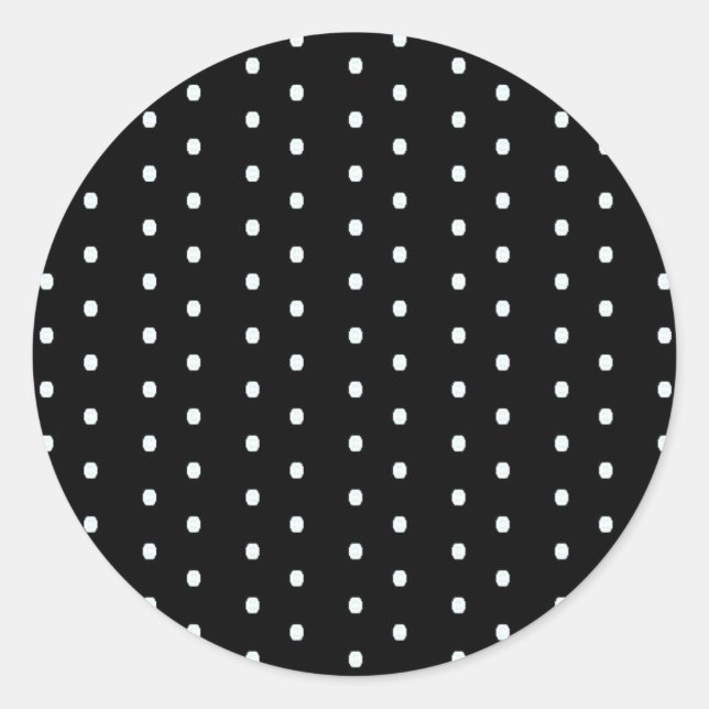 Black Polka Dot Stickers (Front)