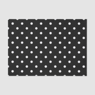 BLACK POLKA DOT Tissue Paper