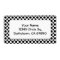 Black Polka Dots Custom Address Large Label
