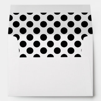 Black Polka Dots Envelope