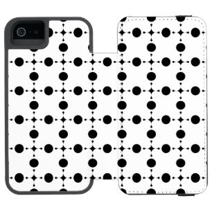 Black Polka Dots, Polka Dot Pattern, Dots, Dotted Incipio Watson™ iPhone 5 Wallet Case