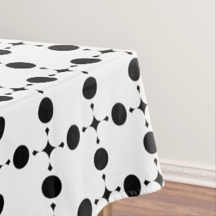 Black Polka Dots, Polka Dot Pattern, Dots, Dotted Tablecloth