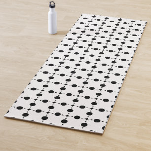 Black Polka Dots, Polka Dot Pattern, Dots, Dotted Yoga Mat