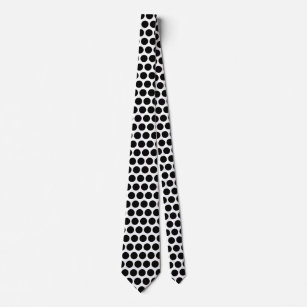 Black Polka Dots White Custom Colour Gift Favour Tie