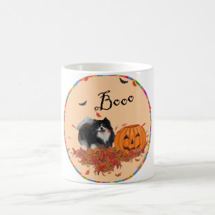Black Pomeranian Halloween Coffee Mug