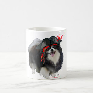 Black Pomeranian Pirate - Arrr! Coffee Mug
