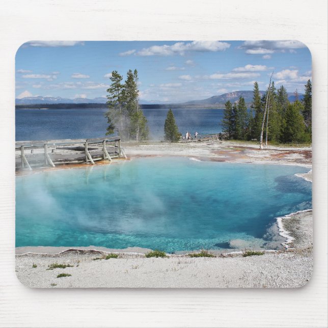 Black Pool Mouse Mat (Front)