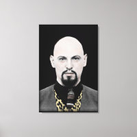 Black Pope on Canvas