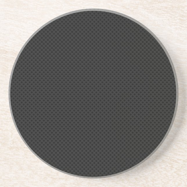 Black Porous Metal Coaster (Front)