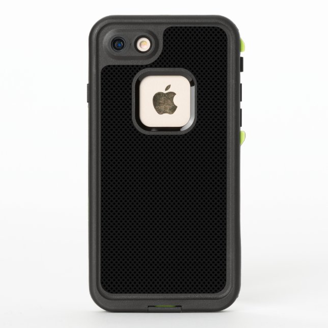 Black Porous Metal LifeProof iPhone Case (Back)