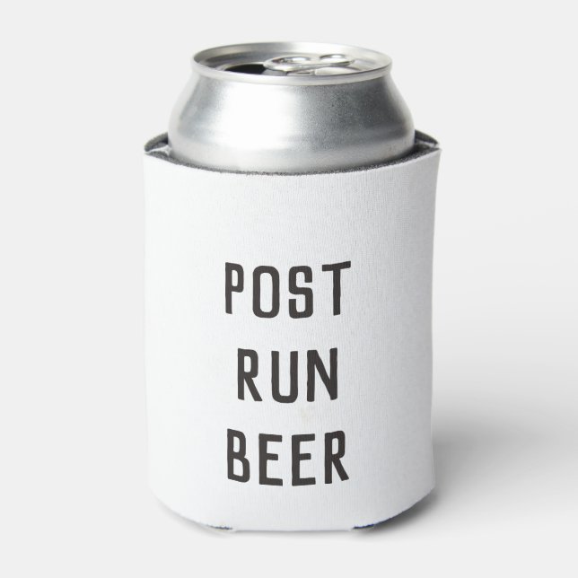 Black Post Run Can Cooler (Can Front)