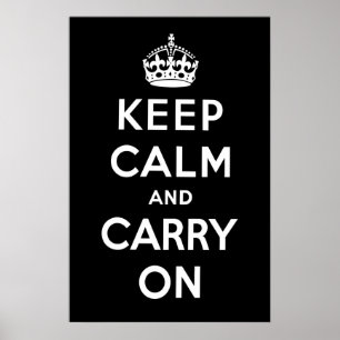 Black Poster