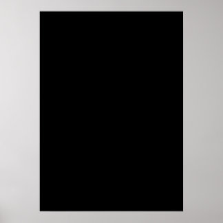 Black Poster