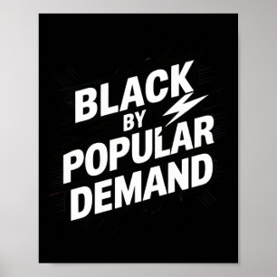 Black  poster