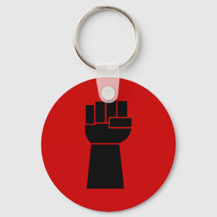 Black Power Black Fist Obama Keychain