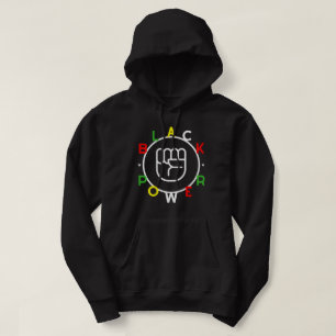 BLACK POWER Black Hoodie