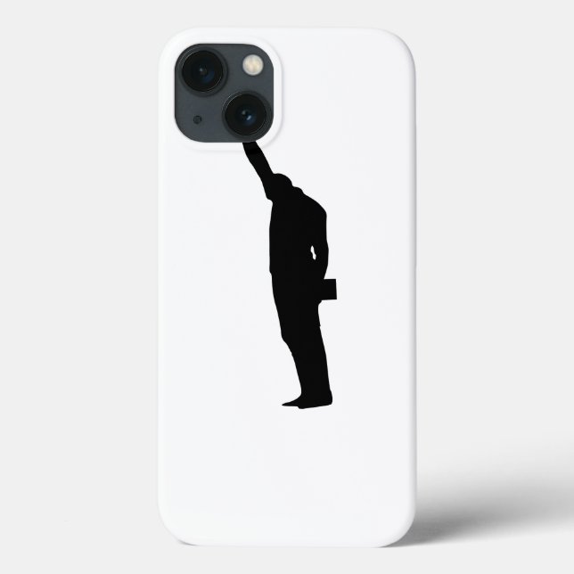 Black Power Case-Mate iPhone Case (Back)