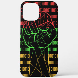 Black Power Fist Of BLM For Geeks iPhone 12 Pro Max Case