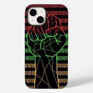 Black Power Fist Of BLM For Geeks Case-Mate iPhone 14 Case