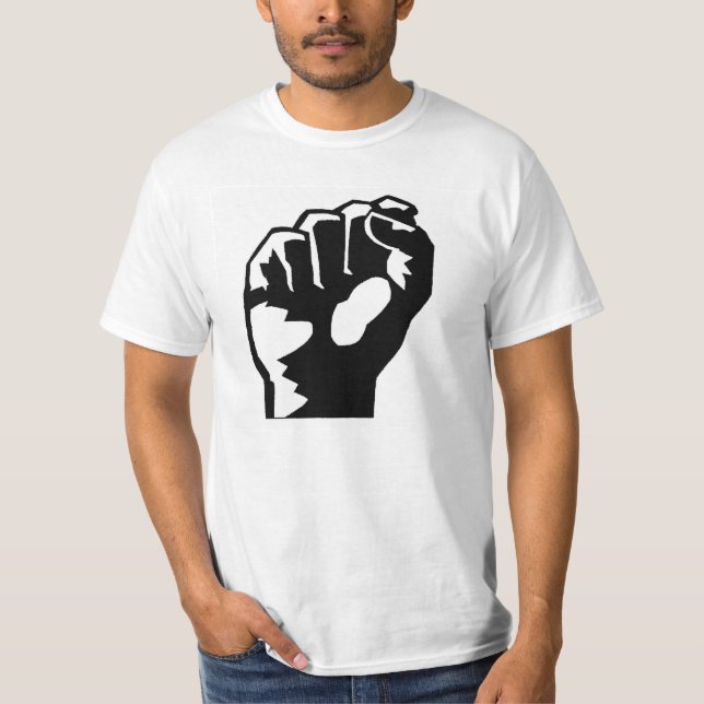 Black Power Fist T-Shirt (Front)